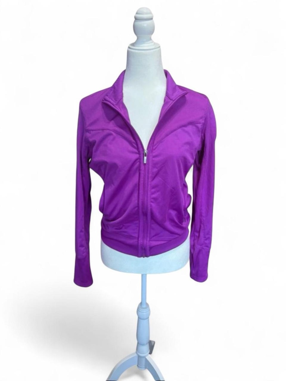 Cutter & Buck Vibrant Purple Zip-Front Bomber Jacket